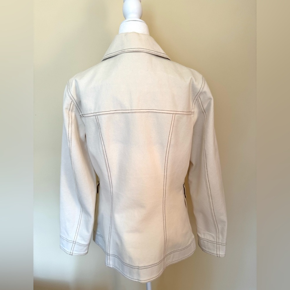 Pendleton Ramble Creek Canvas Barn Jacket Coat, Bone, Size XS - Picture 8 of 10